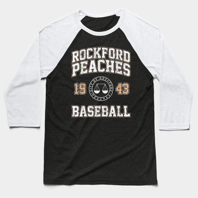 Rockford Peaches Baseball Baseball T-Shirt by huckblade